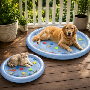 AquaPlay | Pet Cooling Mat with Water-Filled Design & Floating Toys | Ideal for Dogs and Cats