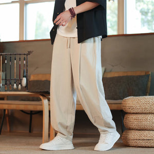 Harem Pants | Cotton Linen Loose Jogging Trousers
