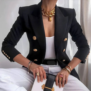 Classic Tailored White Blazer | Women's Elegant Blazer