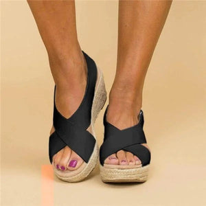 Orthopedic Espadrille Wedge Sandals for Women – Elegant, Comfortable & Stylish