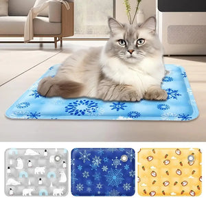 Cooling Pet Bed | Water-Filled Mat for Dogs and Cats | Comfortable Design for All Sizes