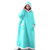 Cozy Flannel Hoodie Blanket | Oversized Unisex Pullover 10