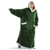 Cozy Flannel Hoodie Blanket | Oversized Unisex Pullover 13