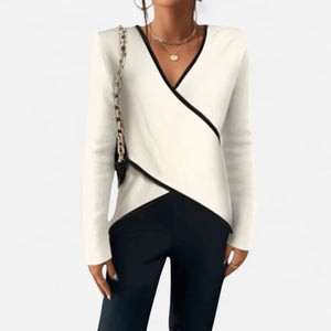 Danielle V-Neck | Women's Long Sleeve Sweater