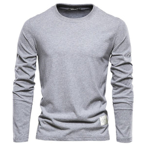 Long Sleeve O-Neck T-Shirt | Men's Long Sleeved T Shirt