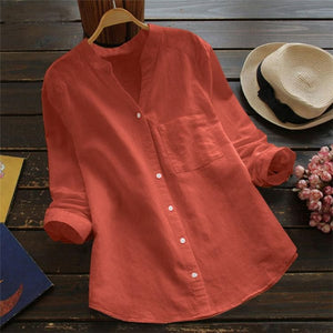 Linen-Cotton Blend Casual Button Down Shirt | Men's Casual Shirts