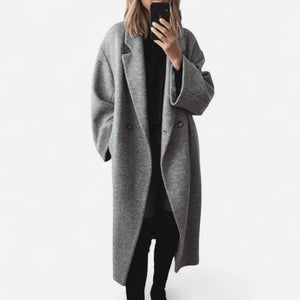 Margot | Oversized Gray Statement Coat