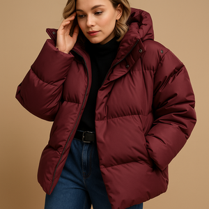 Marije Puffer Jacket Women | Lightweight Hooded Coat