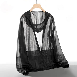 Men's Ultra-Light Hooded Jacket | Summer UV Protection Outerwear
