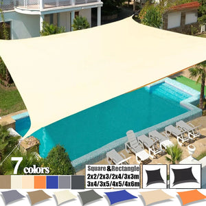 Outdoor Shade Sail | Waterproof Sun Shade Canopy with UV Protection | Perfect for Patio and Garden