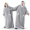 Oversized Flannel Hoodie | Unisex Pullover Sweatshirt 180cm 3