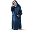 Oversized Flannel Hoodie | Unisex Pullover Sweatshirt 180cm 6