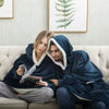 Oversized Fleece Hoodie Blanket | Unisex Winter Pullover 1