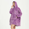 Oversized Hoodie Blanket | Warm Microfiber Plush Pullover 0