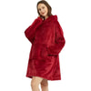 Oversized Hoodie Blanket | Warm Microfiber Plush Pullover 10