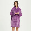 Oversized Hoodie Blanket | Warm Microfiber Plush Pullover 2