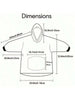 Oversized Hoodie Blanket | Warm Microfiber Plush Pullover 5
