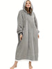 Oversized Hoodie Blanket with Sleeves | Warm Fleece Pullover 120/150cm 5