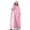 Oversized Hoodie Blanket with Sleeves | Warm Fleece Pullover 120/150cm 7