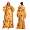 Oversized Sherpa Fleece Hoodie Blanket | Wearable Blanket 1