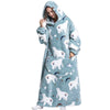 Oversized Sherpa Fleece Wearable Blanket Hoodie | Unisex Adult 14
