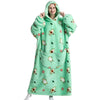 Oversized Sherpa Fleece Wearable Blanket Hoodie | Unisex Adult 22