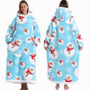 Oversized Sherpa Wearable Blanket Hoodie | Warm Throw Blanket 15