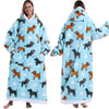 Oversized Sherpa Wearable Blanket Hoodie | Warm Throw Blanket 21