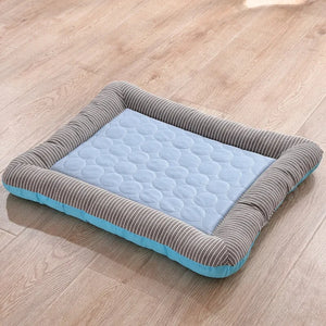 Pet Comfort | Cooling Pad for Dogs and Cats with Ice Silk Material | Breathable Summer Mat for Ultimate Relaxation