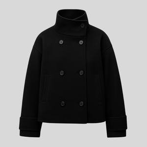 Relaxed Short Collar Coat | Women's Outerwear