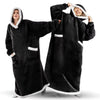 Super Long Flannel Blanket Hoodie | Unisex Winter Pullover 3